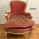 Old shepherdess armchair