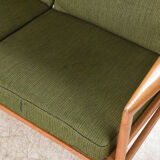 Ib Kofod-Larsen Sofaset in Oak for OPE Sweden