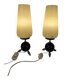 Pair of vintage "Tripod" table lamps – Mid-Space Age style