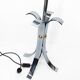 Space Age 1970 chrome steel four-legged lamp base
