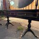 Coiffeuse triptyque vintage 1960s en acajou– signée G. Blouin Nantes