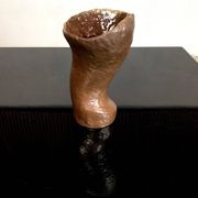 Sculptural studio ceramic art vase from Atelier Sorembe, Germany 1970s