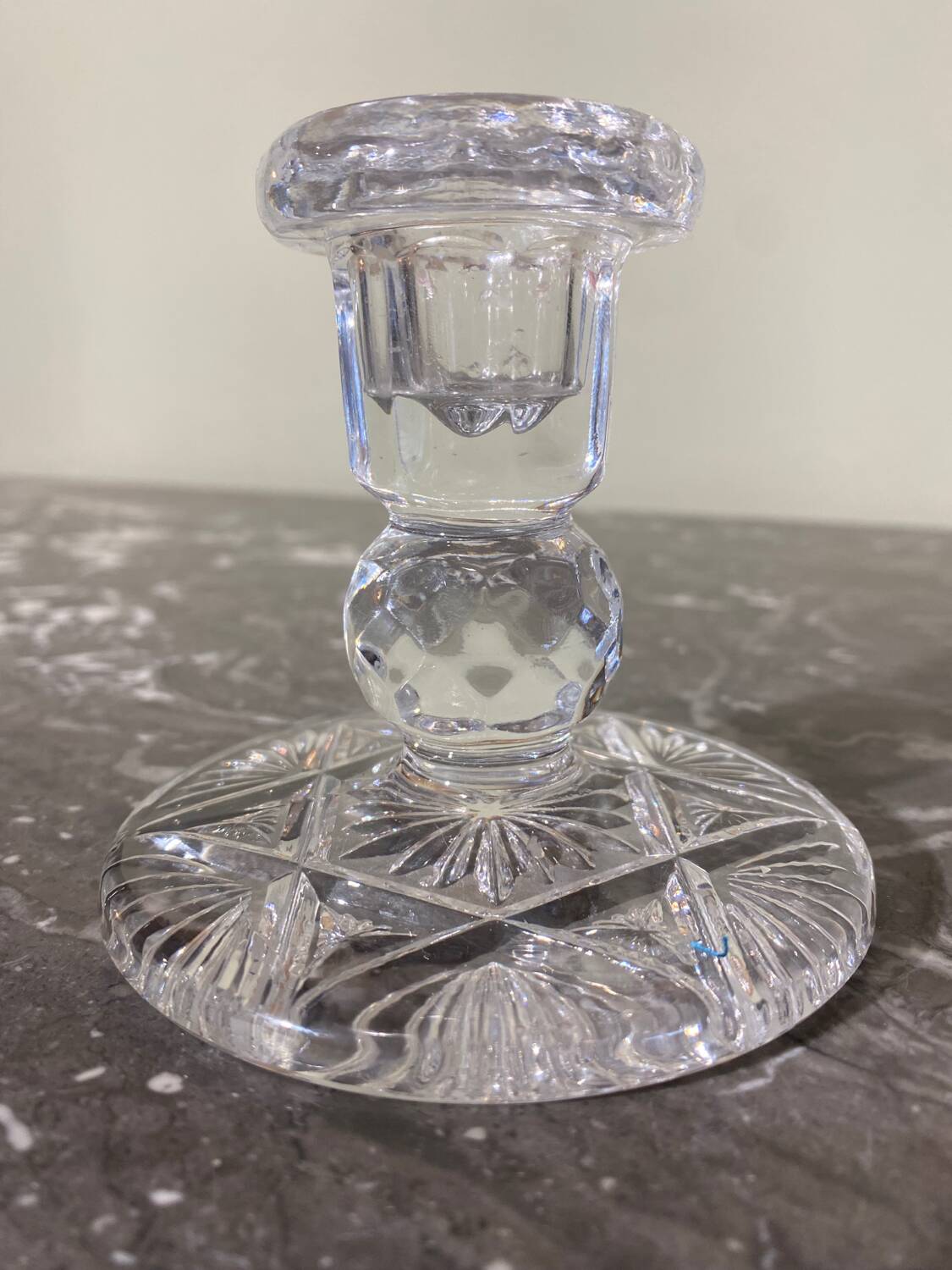 Crystal candle holder