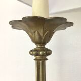 High-footed brass lamp