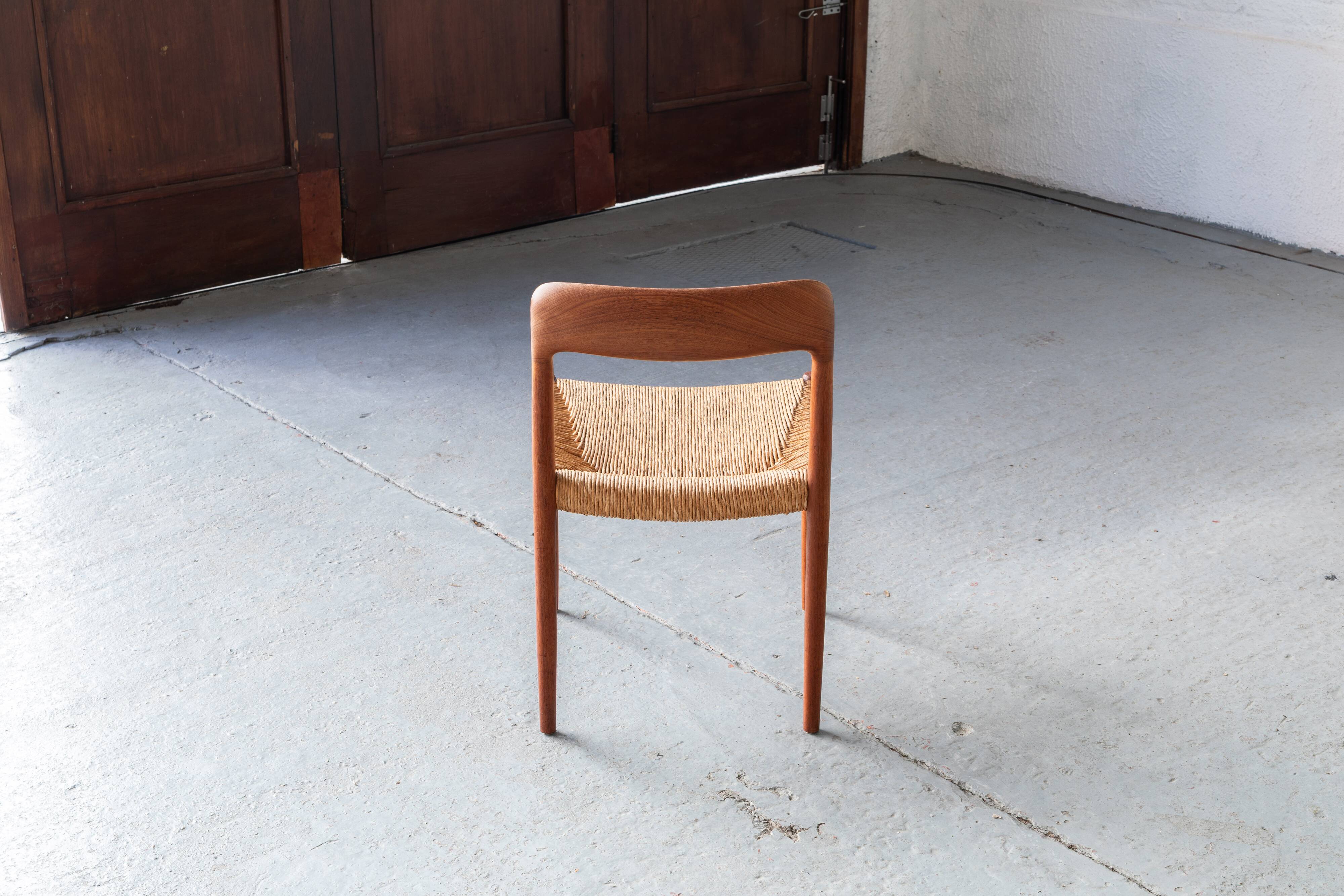 Set of 4 dning chairs 'Model 75' by Niels O. Moller