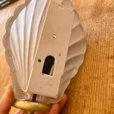 Pair of vintage shell sconces