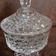 Sweet jar or glass sugar bowl