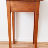 Table chevet en bois ciré