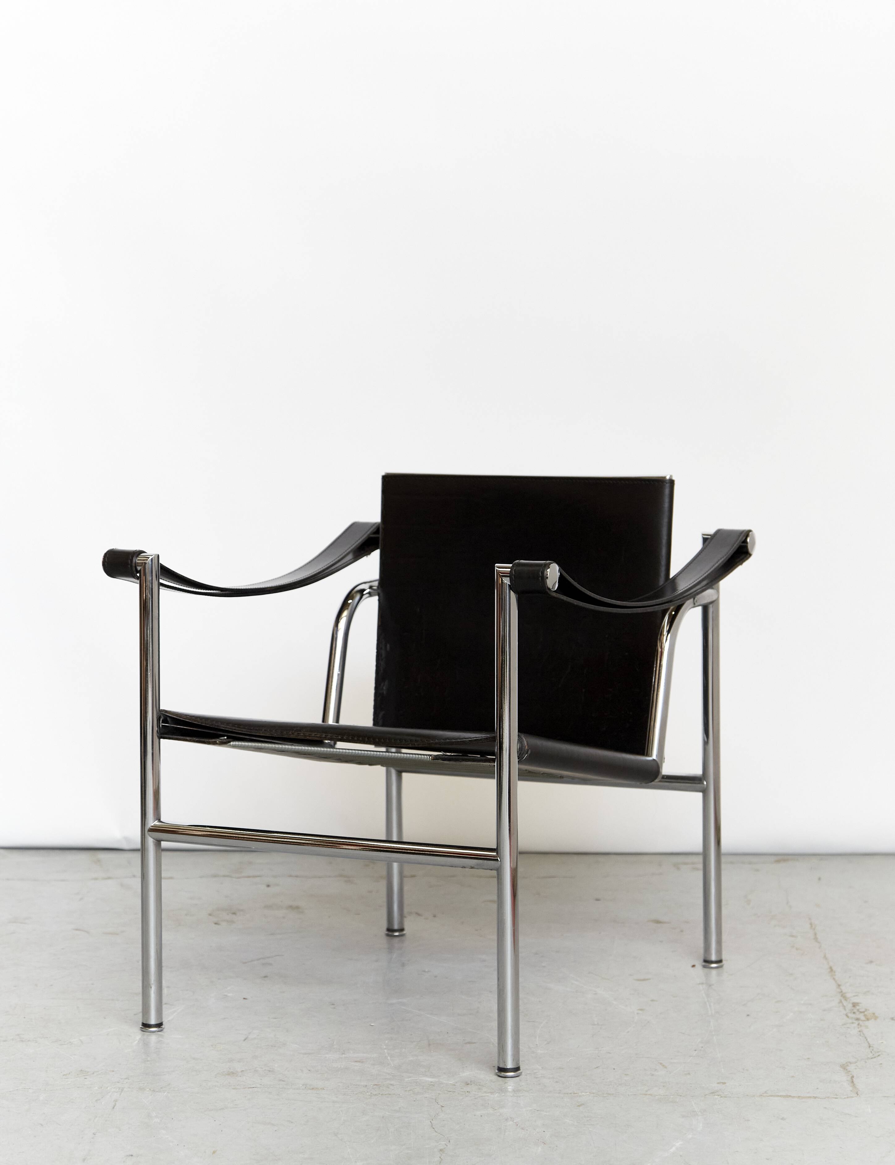 Chaise Le Corbusier LC1 "Basculante" pour Cassina