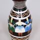 Art Deco Hand-Painted Vase in Ceramic, Slovakia, 1940s