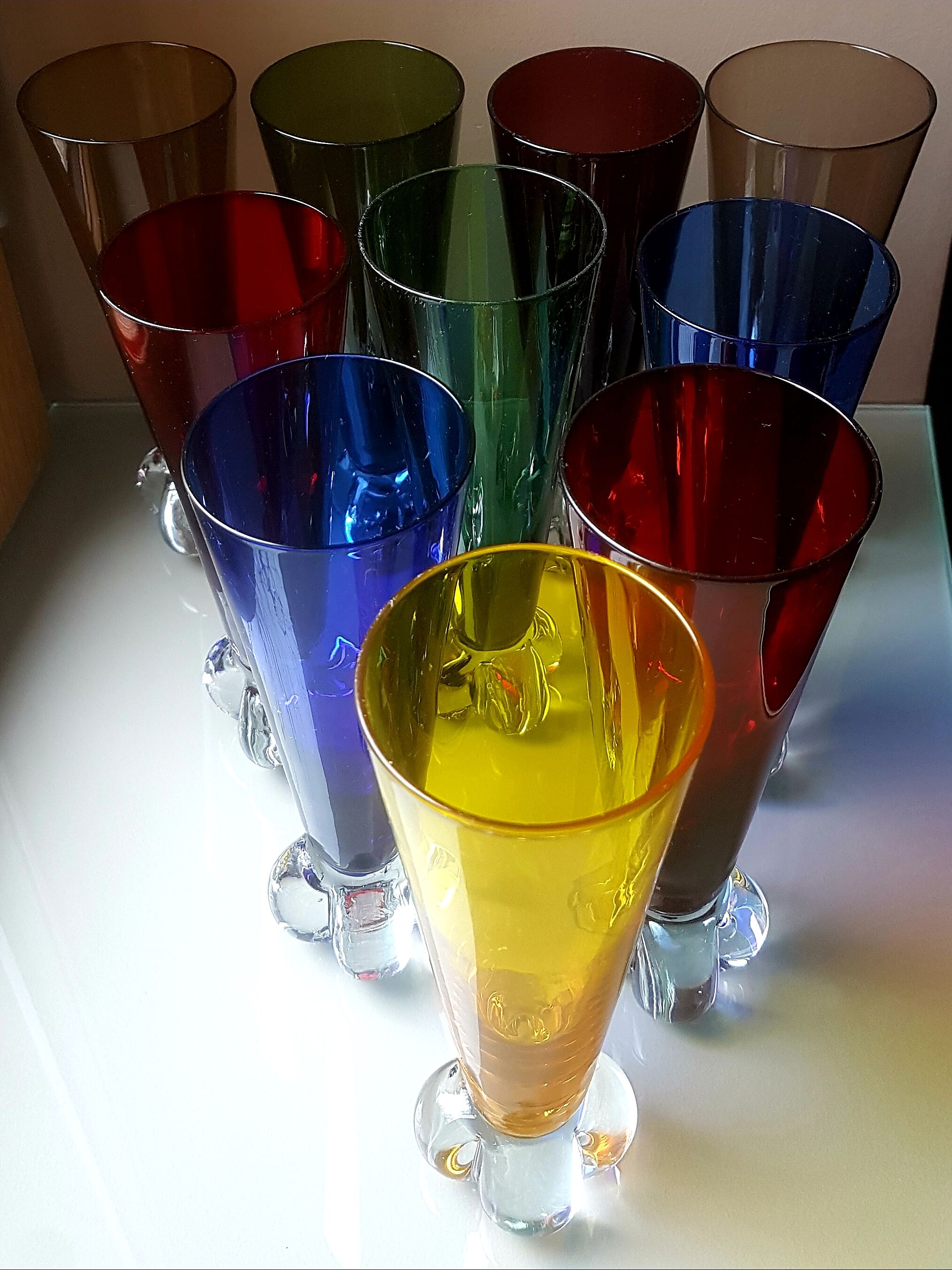 Vintage glasses from the 60s