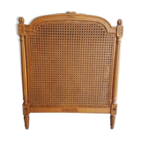 Headboard wood and cannage louis XVI style