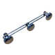 Triple patère en métal