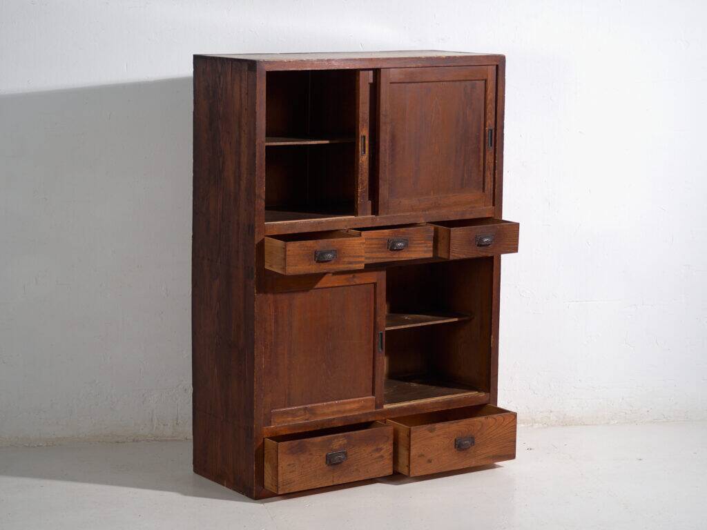 Antique Japanese sliding door wardrobe – Meiji period (c.1900-1920) #67