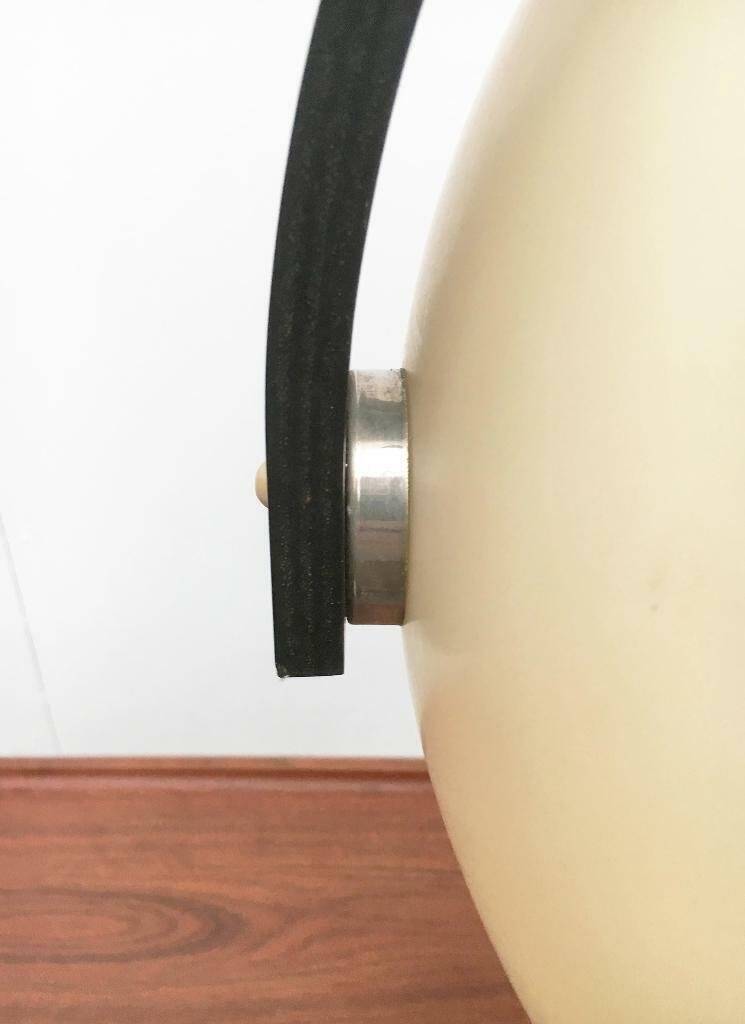 Mid-Century Swiss Space Age Plastic & Plywood Pendant Lamp from Temde, 1960s