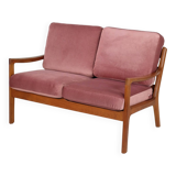 Danish Teak 2-Sitzer Sofa 'Senator' von Ole Wanscher für Cado