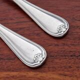 Christofle - Set of 2 Marot Bérain model dessert forks in silver-plated metal