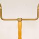 Mid-century organic floor lamp in birch and brass, Sweden, 1950s