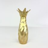 Candle holder in brass mid-century