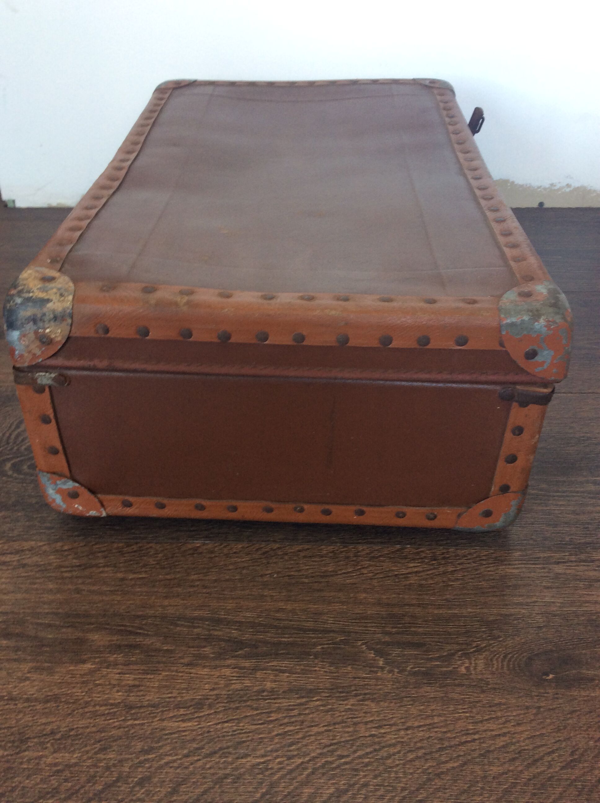 Vintage cardboard suitcase