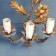 Pair of metal wall lamps