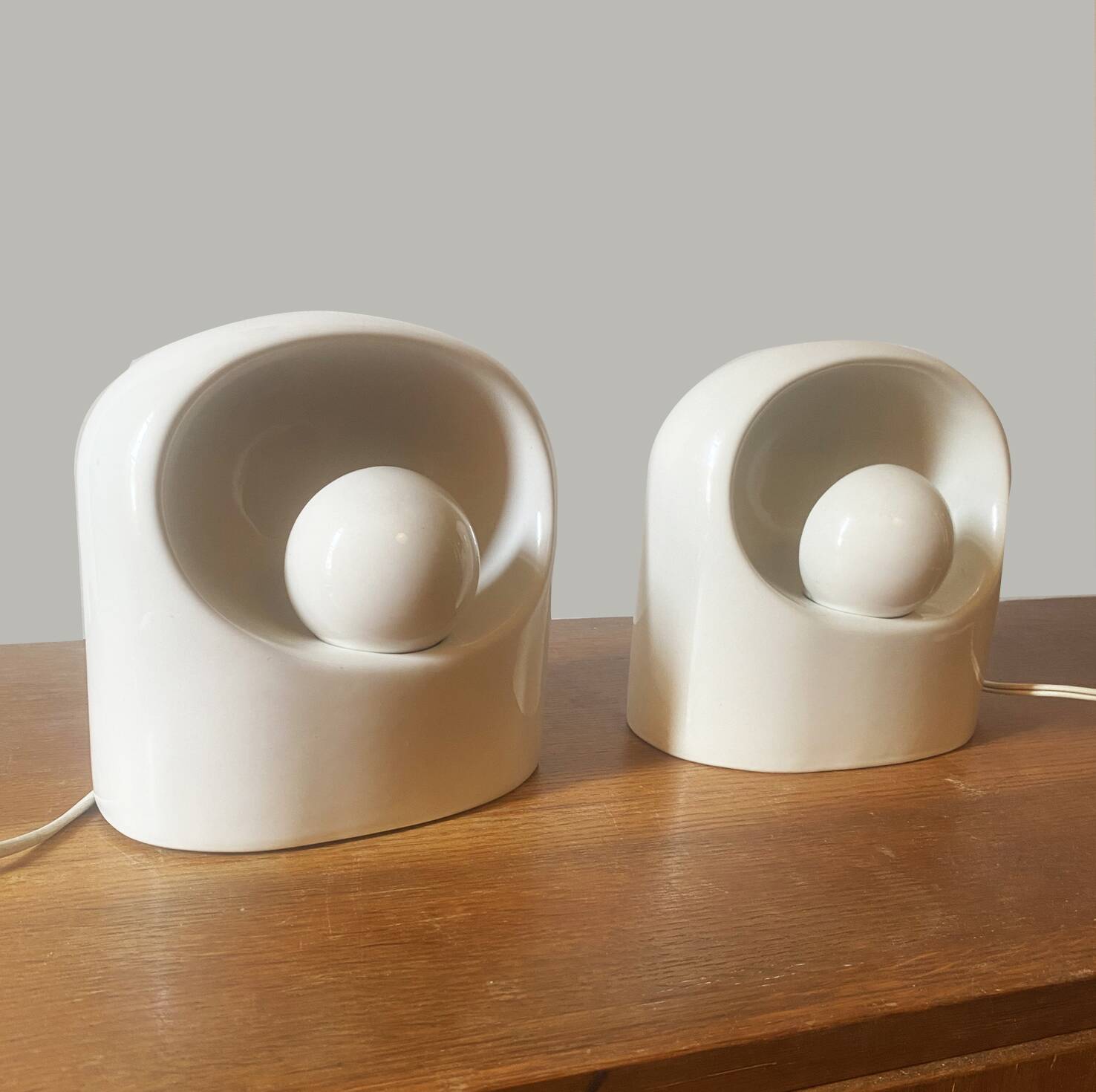 Paire de Lampes Venezia de Philips Années 70