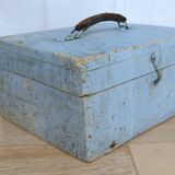 Old wooden toolbox