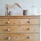 Old English style chest of drawers