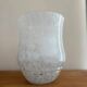 Vase verre de clichy blanc années 20 art déco