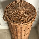 Vintage wicker basket 73cm