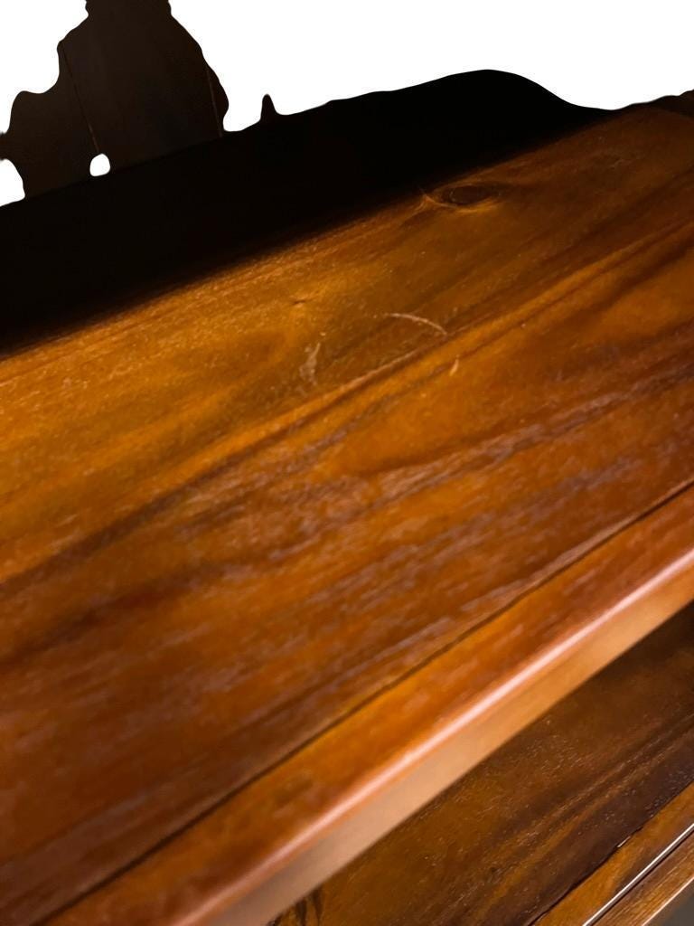 vintage wooden display cabinet / drinks cabinet