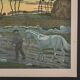 Lithograph by Henri Rivière The Aspects of Nature - The Twilight