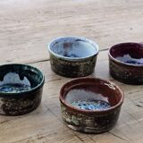 4 ramekins, handcrafted Morvan ceramics