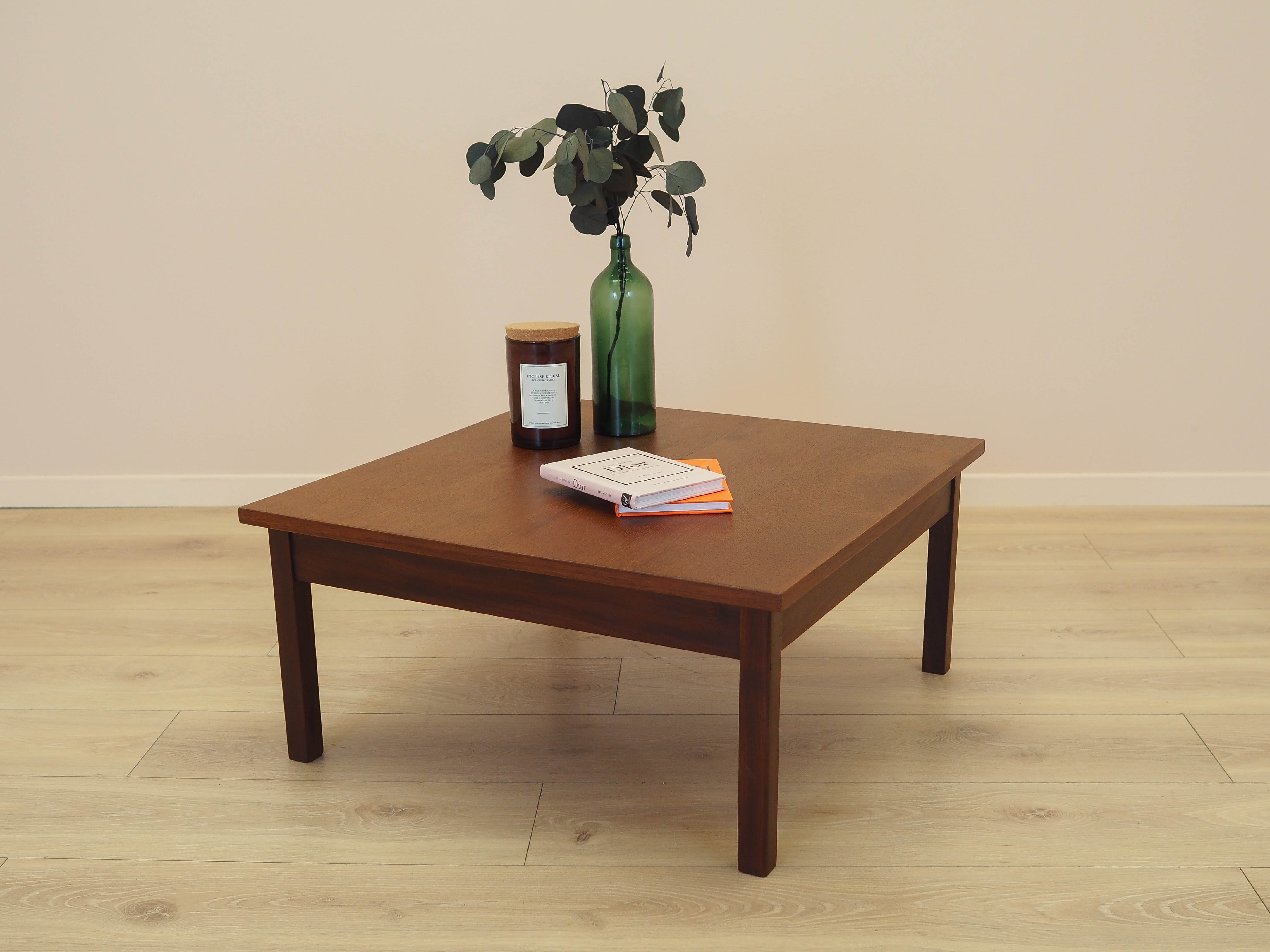 Table basse danoise en teck, années 1970