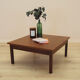 Table basse danoise en teck, années 1970
