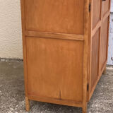 Parisian wardrobe vintage beech 1970