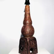 Lampe de table en grès par Pieter Groeneveldt, Pays-Bas, vers les années 1950.