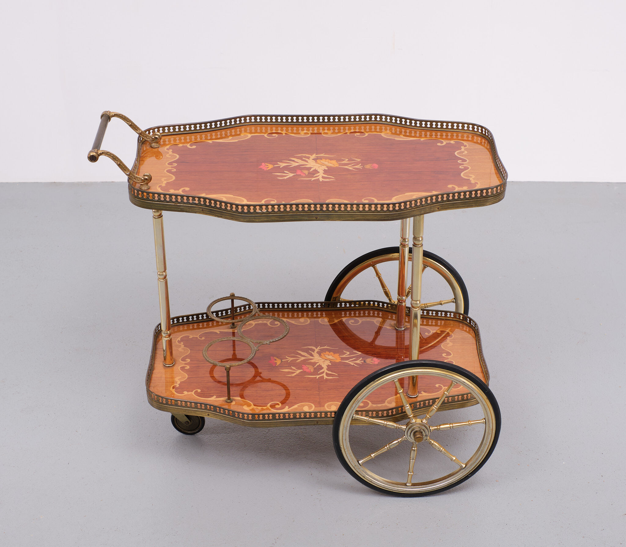 Vintage italian bar trolley, 1970s, italy