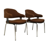 Pair of vintage conference chairs