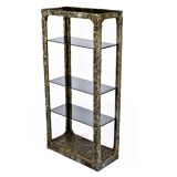 Adrian Pearsall for Craft Associates Brutalist etagere display shelves