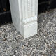 Louis XV style fireplace in Carrara marble, circa 1980.