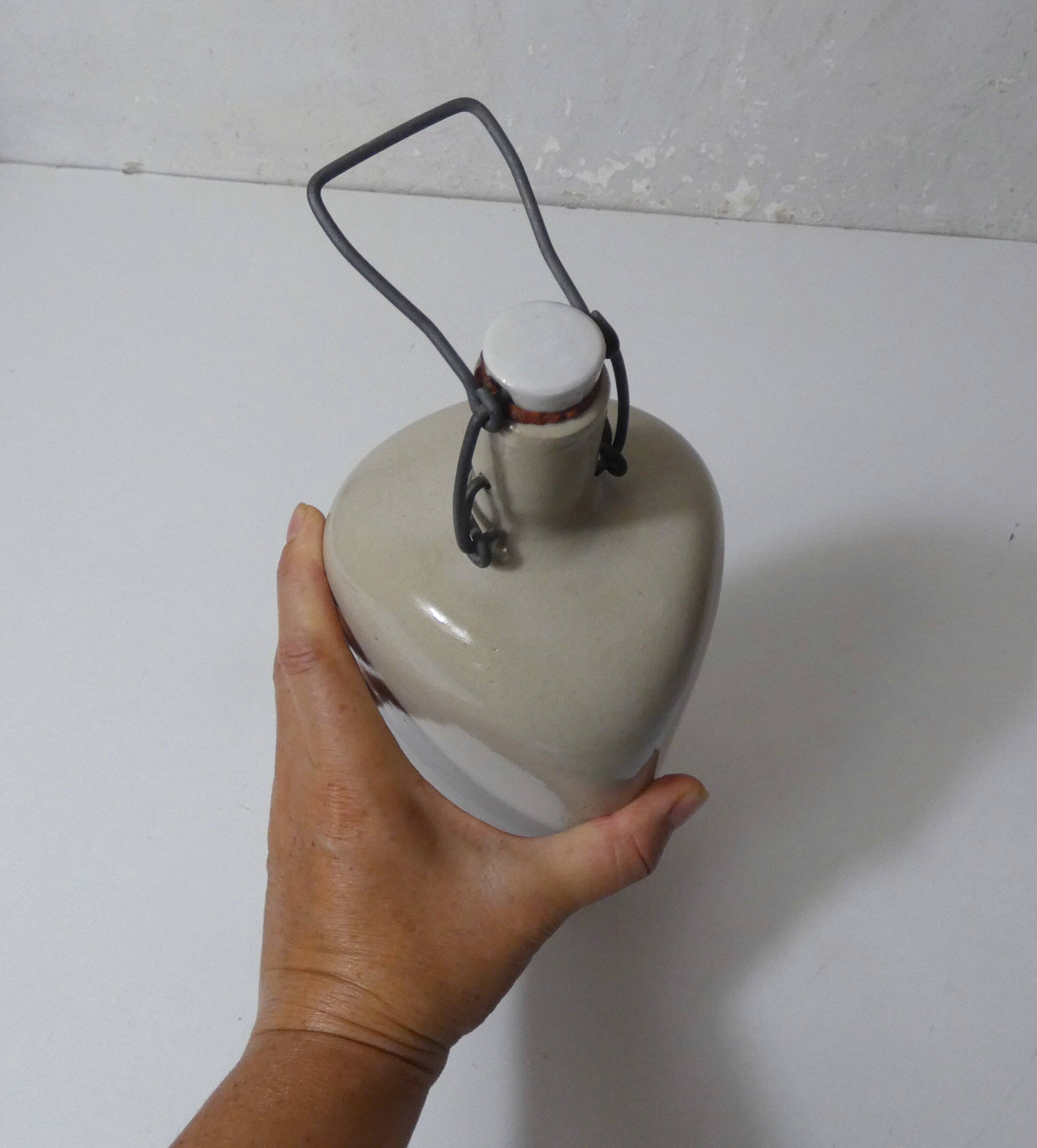 old stoneware bottle