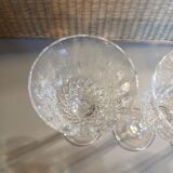 4 antique stemmed glasses