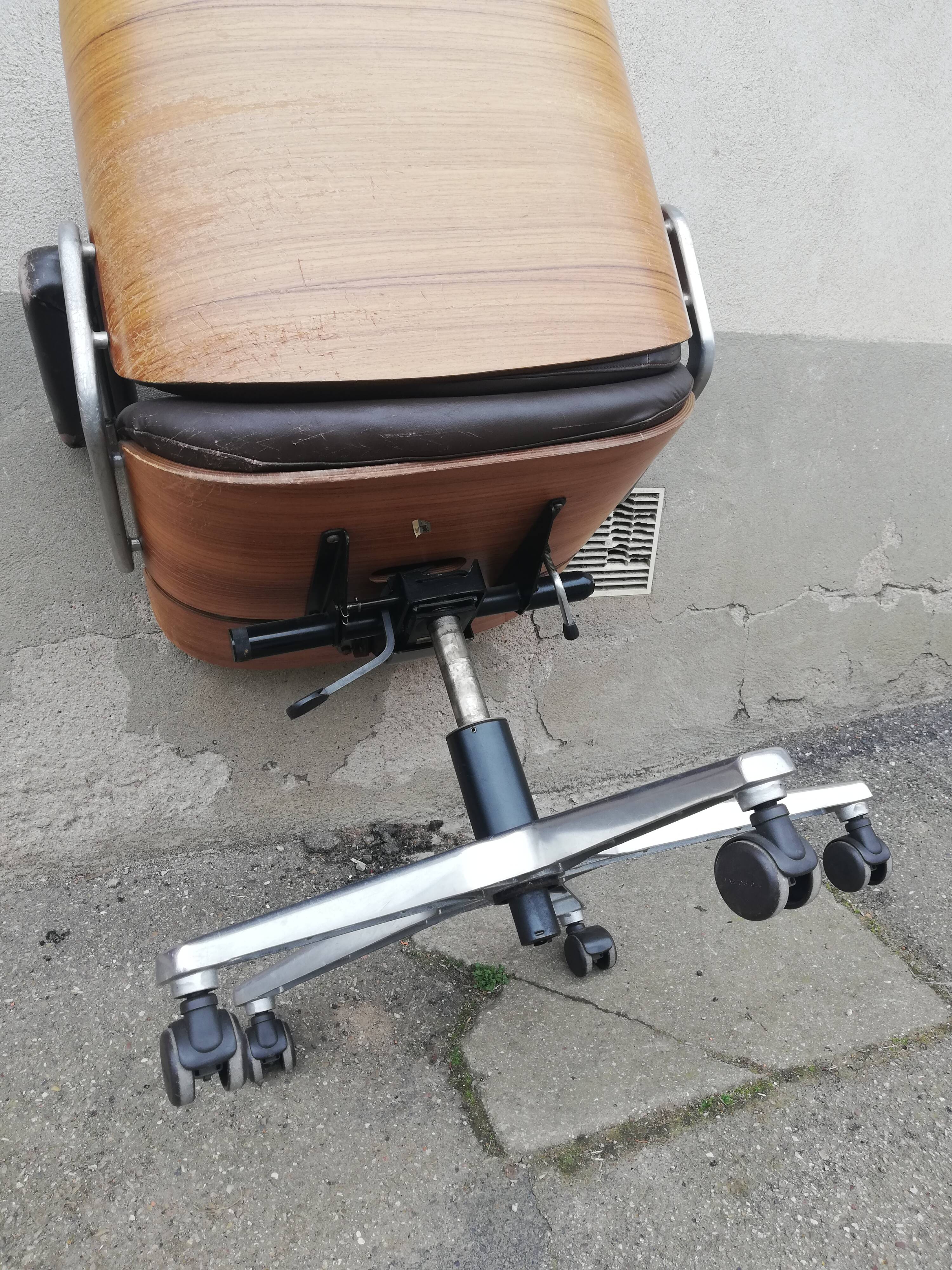 Stoll leather armchair