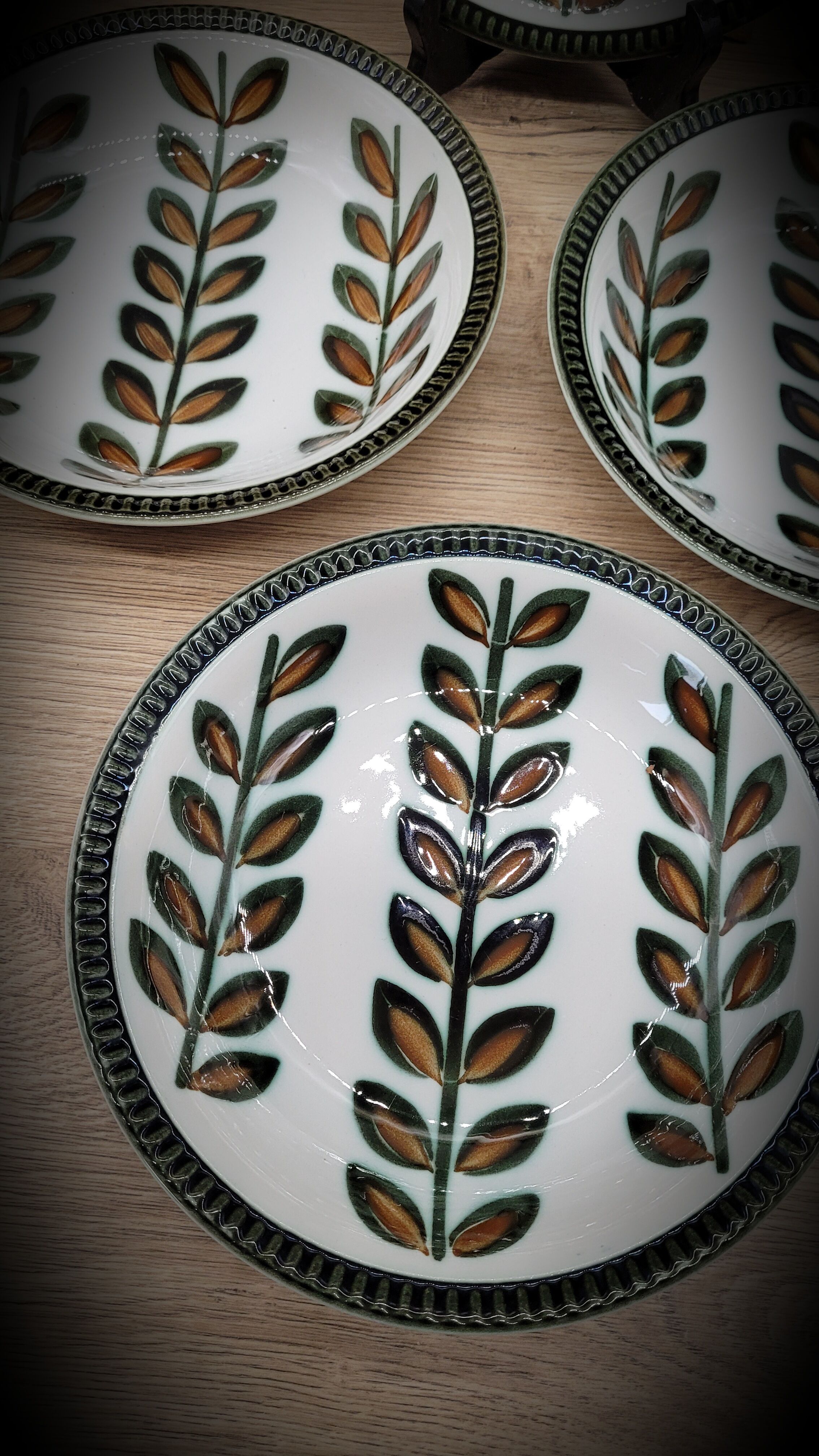 Set 4 plates Rambouillet 1966