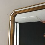 Miroir à parcloses des années 60-70 - 106x48cm