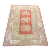Oushak Handmade Floral Carpet