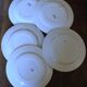 A set of 5 flat plates Chardon Bleu Terre de Fer Clairefontaine Righi