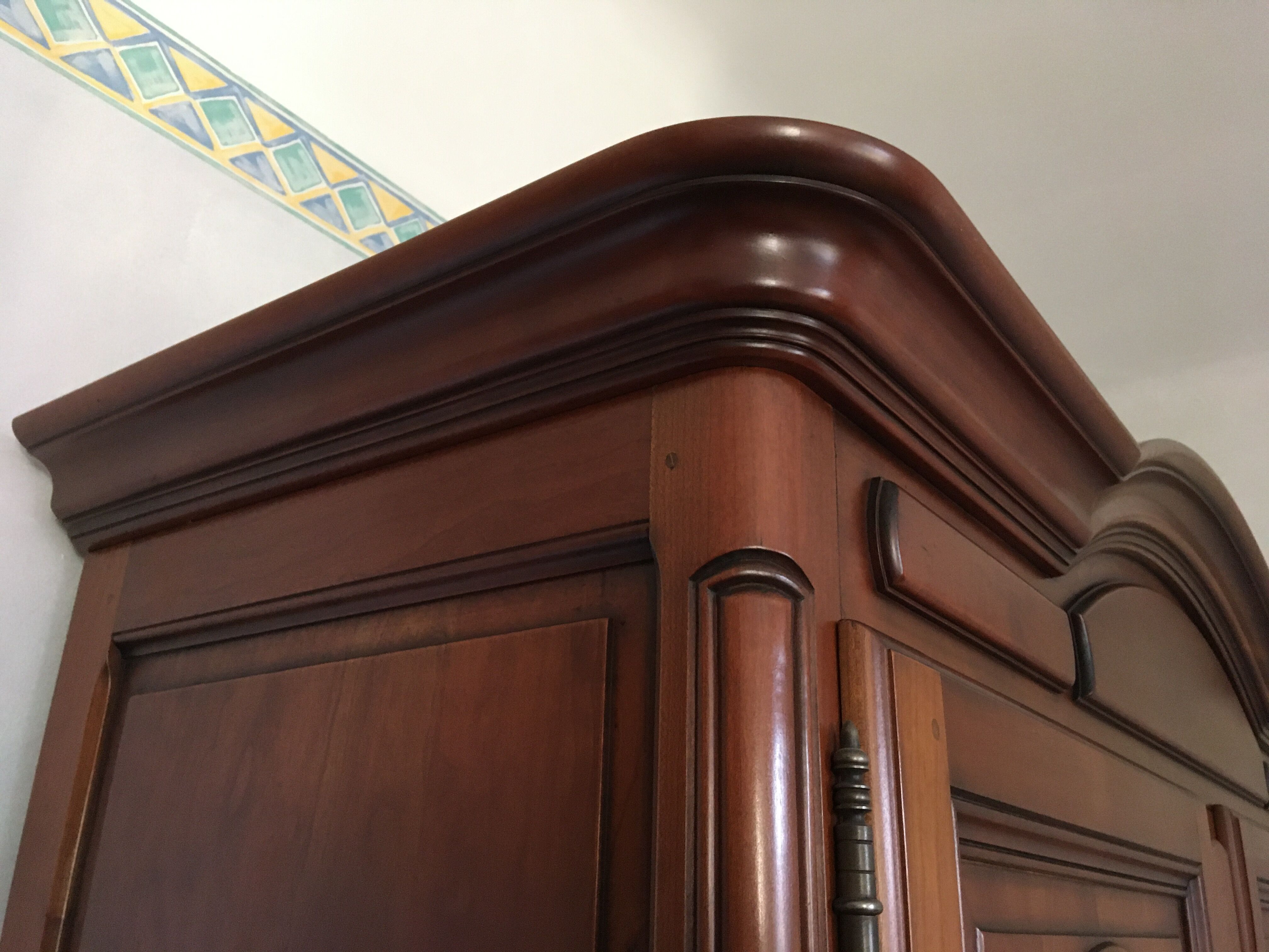 Solid cherry cabinet