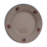 Assiette en faïence de Gien modèle Nice diam 22,5 cm